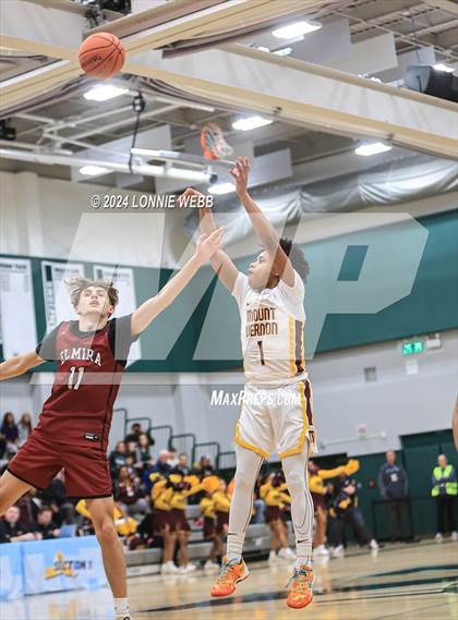 Thumbnail 3 in Elmira vs Mount Vernon (NYSPHSAA Class AAA Regional Semifinal) photogallery.
