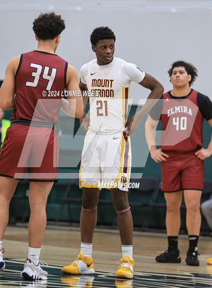 Thumbnail 2 in Elmira vs Mount Vernon (NYSPHSAA Class AAA Regional Semifinal) photogallery.