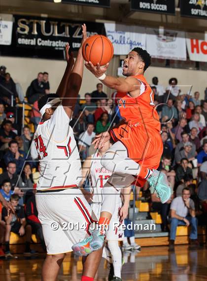 Thumbnail 3 in Whitney Young vs. Wesleyan Christian Academy (City of Palms Classic) photogallery.