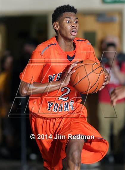 Thumbnail 2 in Whitney Young vs. Wesleyan Christian Academy (City of Palms Classic) photogallery.