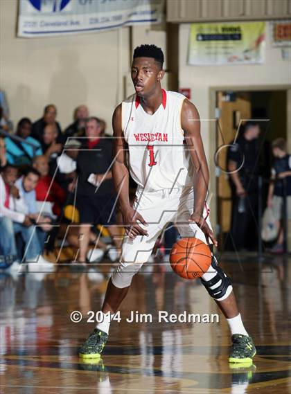 Thumbnail 1 in Whitney Young vs. Wesleyan Christian Academy (City of Palms Classic) photogallery.
