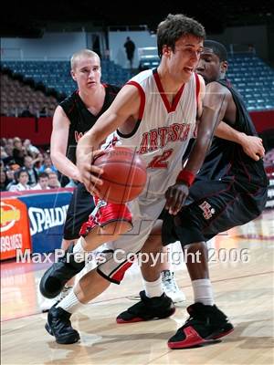 Thumbnail 3 in Artesia vs. Harvard-Westlake (CIF SoCal D3 Final) photogallery.
