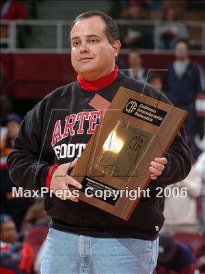 Thumbnail 3 in Artesia vs. Harvard-Westlake (CIF SoCal D3 Final) photogallery.