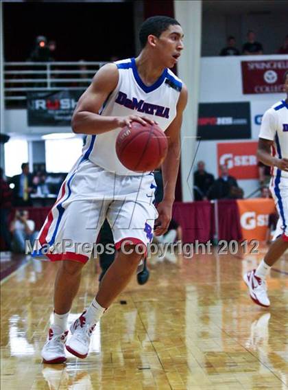 Thumbnail 2 in DeMatha vs Bishop Gorman (Spalding Hoophall Classic) photogallery.