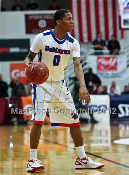 Thumbnail 2 in DeMatha vs Bishop Gorman (Spalding Hoophall Classic) photogallery.
