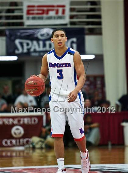Thumbnail 2 in DeMatha vs Bishop Gorman (Spalding Hoophall Classic) photogallery.