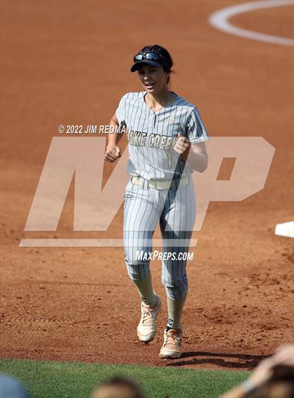 Thumbnail 1 in Lake Creek vs. Rock Hill (UIL 5A Softball Semifinal) photogallery.