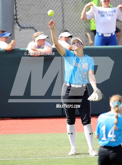 Thumbnail 3 in Lake Creek vs. Rock Hill (UIL 5A Softball Semifinal) photogallery.
