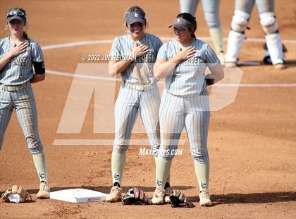 Thumbnail 3 in Lake Creek vs. Rock Hill (UIL 5A Softball Semifinal) photogallery.