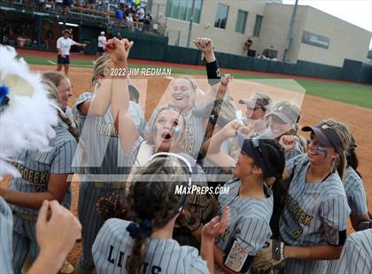 Thumbnail 3 in Lake Creek vs. Rock Hill (UIL 5A Softball Semifinal) photogallery.