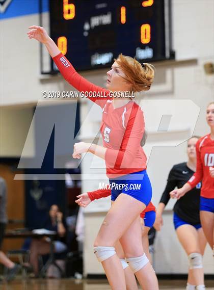 Thumbnail 3 in Southwest Onslow vs West Carteret  (Joseph L. Beasley Spikefest) photogallery.