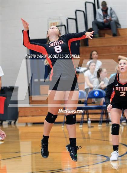Thumbnail 2 in Southwest Onslow vs West Carteret  (Joseph L. Beasley Spikefest) photogallery.
