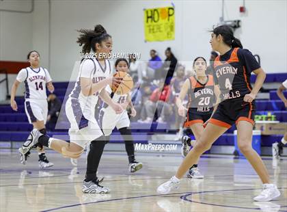 Thumbnail 2 in Beverly Hills vs Leuzinger (CIFSS D6 Quarter Finals) photogallery.