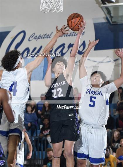 Thumbnail 3 in Franklin @ Capital Christian (CIF SJS D1 Playoff) photogallery.