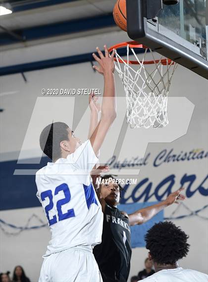Thumbnail 3 in Franklin @ Capital Christian (CIF SJS D1 Playoff) photogallery.