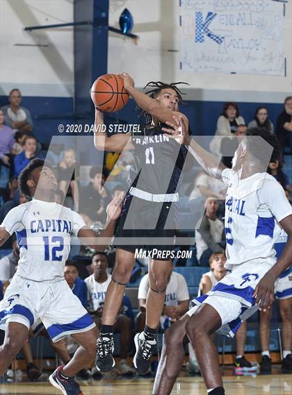 Thumbnail 3 in Franklin @ Capital Christian (CIF SJS D1 Playoff) photogallery.