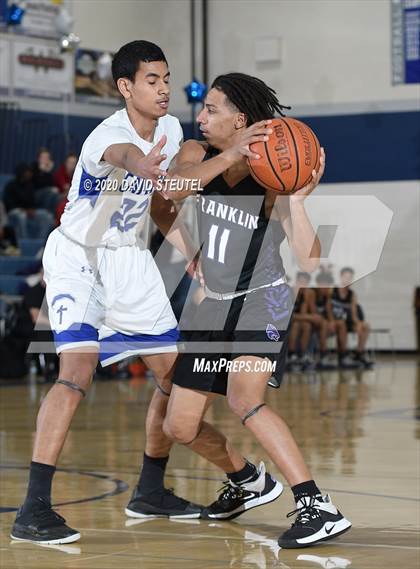 Thumbnail 1 in Franklin @ Capital Christian (CIF SJS D1 Playoff) photogallery.