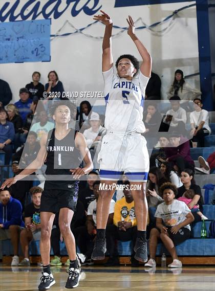 Thumbnail 2 in Franklin @ Capital Christian (CIF SJS D1 Playoff) photogallery.