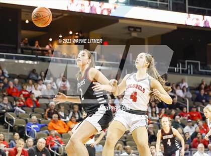 Thumbnail 3 in Holy Cross vs Dixie (2023 9th Region Girls Basketball Tournament) photogallery.
