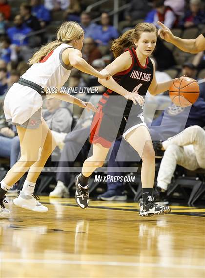 Thumbnail 3 in Holy Cross vs Dixie (2023 9th Region Girls Basketball Tournament) photogallery.