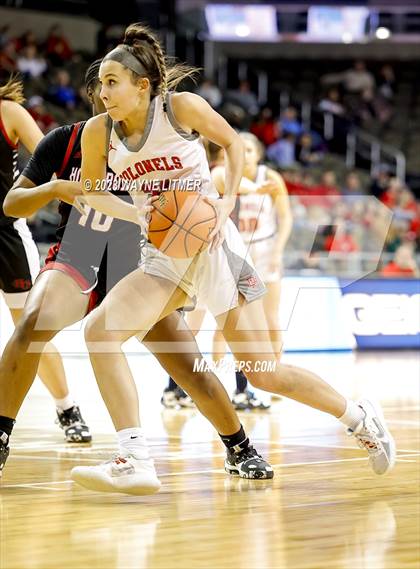 Thumbnail 1 in Holy Cross vs Dixie (2023 9th Region Girls Basketball Tournament) photogallery.