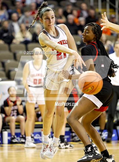 Thumbnail 3 in Holy Cross vs Dixie (2023 9th Region Girls Basketball Tournament) photogallery.