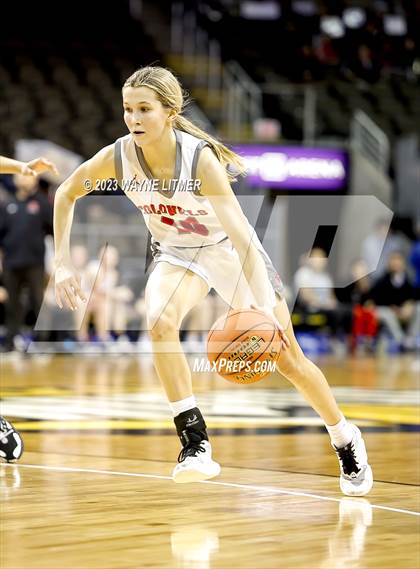Thumbnail 2 in Holy Cross vs Dixie (2023 9th Region Girls Basketball Tournament) photogallery.