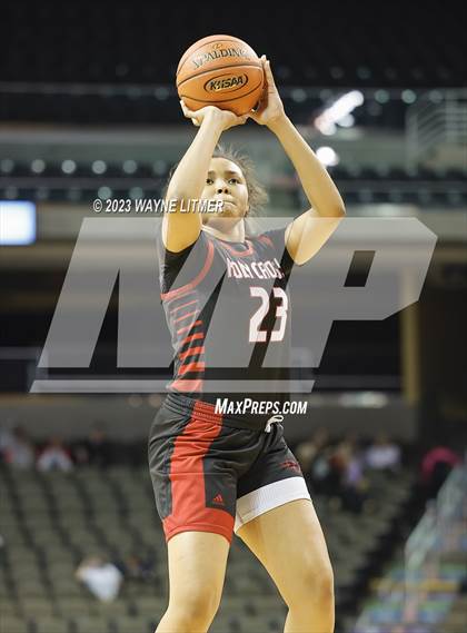 Thumbnail 1 in Holy Cross vs Dixie (2023 9th Region Girls Basketball Tournament) photogallery.