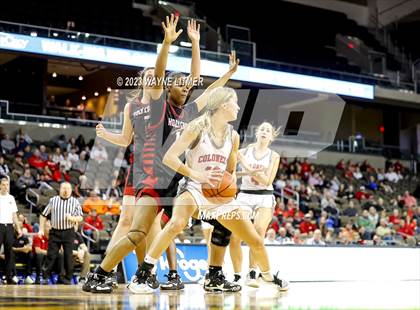 Thumbnail 3 in Holy Cross vs Dixie (2023 9th Region Girls Basketball Tournament) photogallery.