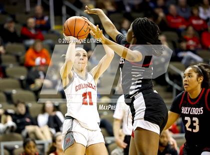 Thumbnail 1 in Holy Cross vs Dixie (2023 9th Region Girls Basketball Tournament) photogallery.