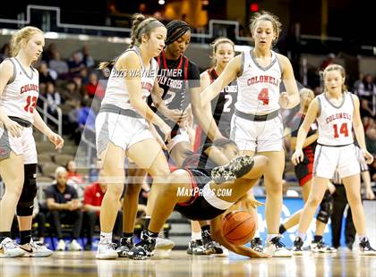 Thumbnail 3 in Holy Cross vs Dixie (2023 9th Region Girls Basketball Tournament) photogallery.