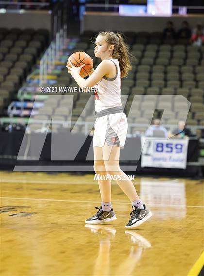 Thumbnail 3 in Holy Cross vs Dixie (2023 9th Region Girls Basketball Tournament) photogallery.
