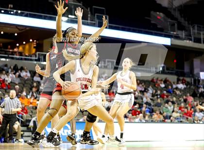 Thumbnail 2 in Holy Cross vs Dixie (2023 9th Region Girls Basketball Tournament) photogallery.