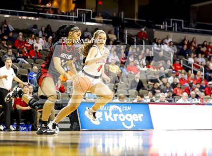 Thumbnail 3 in Holy Cross vs Dixie (2023 9th Region Girls Basketball Tournament) photogallery.