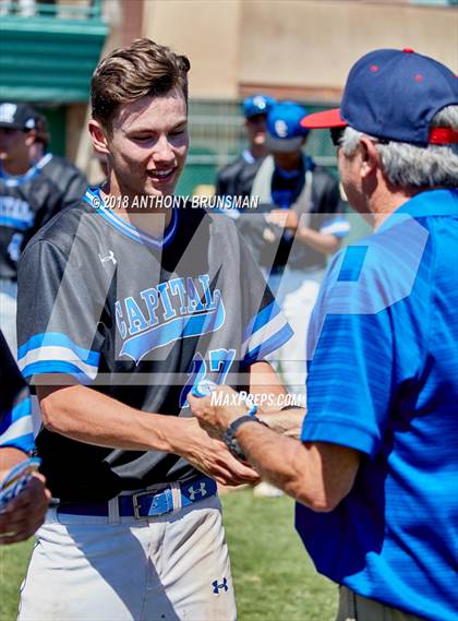 Thumbnail 2 in Capital Christian vs. El Dorado (CIF SJS D4 Final - Game 2) photogallery.