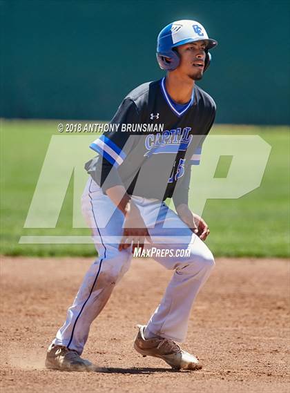 Thumbnail 2 in Capital Christian vs. El Dorado (CIF SJS D4 Final - Game 2) photogallery.