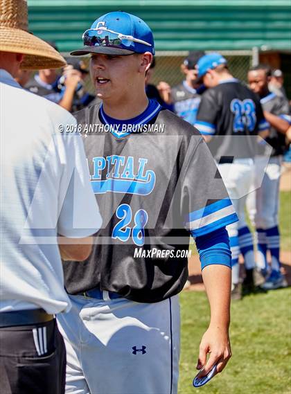 Thumbnail 3 in Capital Christian vs. El Dorado (CIF SJS D4 Final - Game 2) photogallery.