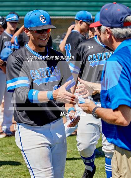 Thumbnail 1 in Capital Christian vs. El Dorado (CIF SJS D4 Final - Game 2) photogallery.