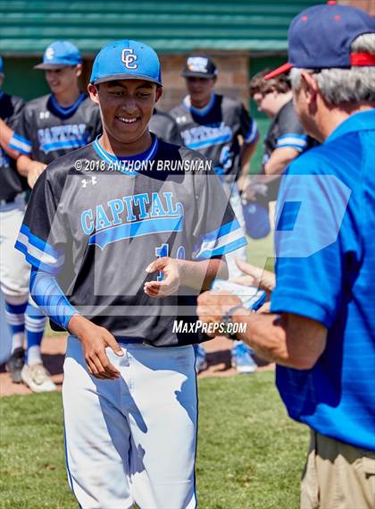 Thumbnail 3 in Capital Christian vs. El Dorado (CIF SJS D4 Final - Game 2) photogallery.