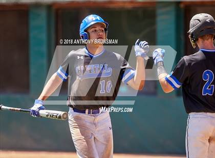 Thumbnail 2 in Capital Christian vs. El Dorado (CIF SJS D4 Final - Game 2) photogallery.