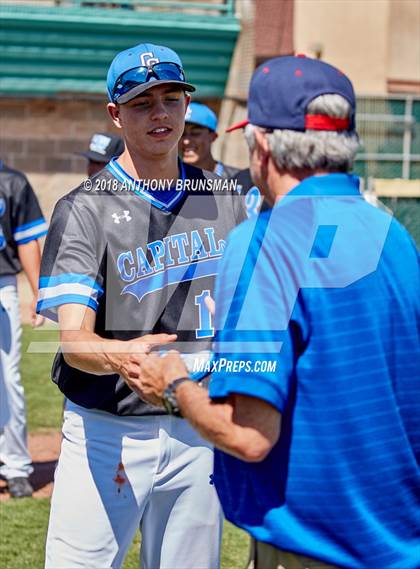 Thumbnail 2 in Capital Christian vs. El Dorado (CIF SJS D4 Final - Game 2) photogallery.