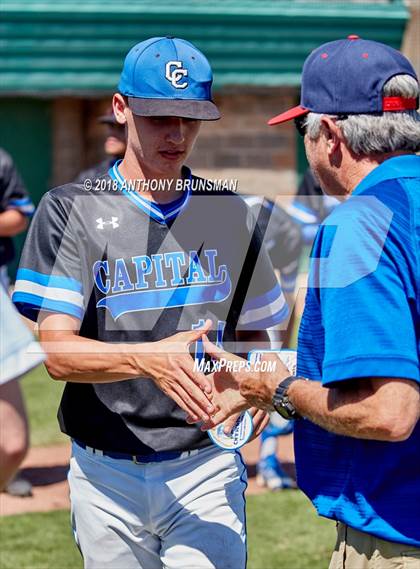 Thumbnail 2 in Capital Christian vs. El Dorado (CIF SJS D4 Final - Game 2) photogallery.