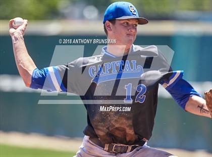 Thumbnail 1 in Capital Christian vs. El Dorado (CIF SJS D4 Final - Game 2) photogallery.