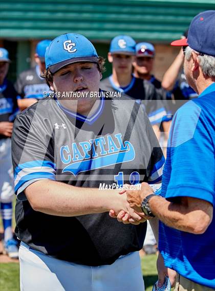 Thumbnail 1 in Capital Christian vs. El Dorado (CIF SJS D4 Final - Game 2) photogallery.