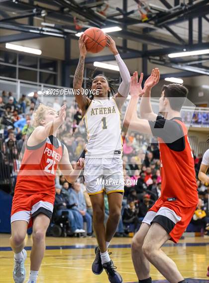 Thumbnail 1 in Penfield vs. Greece Athena (NYSPHSAA Section V Class AA Final) photogallery.