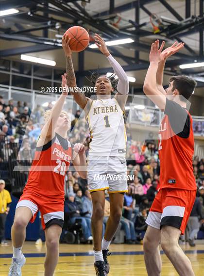 Thumbnail 2 in Penfield vs. Greece Athena (NYSPHSAA Section V Class AA Final) photogallery.