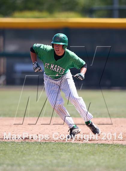 Thumbnail 2 in Davis vs. St. Mary's (CIF SJS D1 Final - Game 3) photogallery.