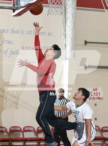 Thumbnail 3 in Stockton Christian vs. Leroy Greene Academy (Viking Classic) photogallery.