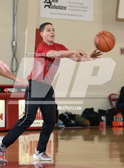 Thumbnail 2 in Stockton Christian vs. Leroy Greene Academy (Viking Classic) photogallery.