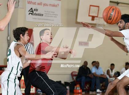 Thumbnail 3 in Stockton Christian vs. Leroy Greene Academy (Viking Classic) photogallery.